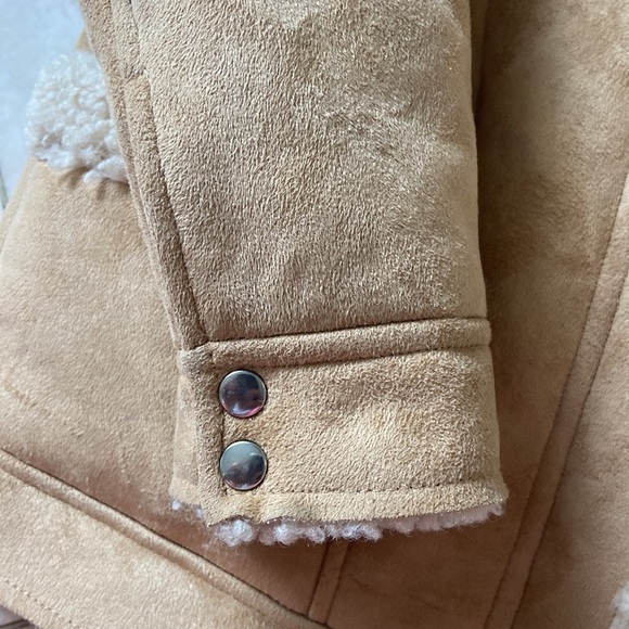 Zara Faux suede and sheepskin jacket - Picture 7 of 7